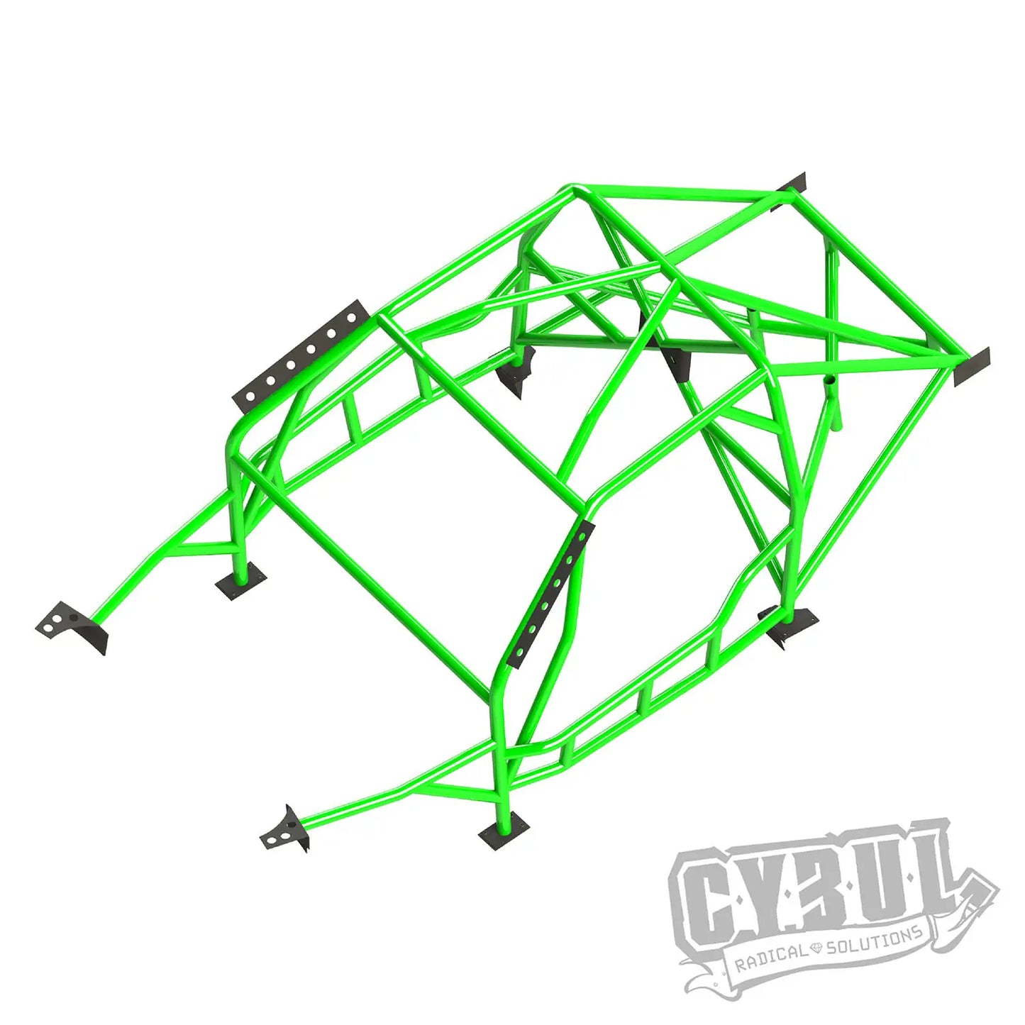 BMW E36 V6 roll cage med NASCAR dør forstærkning